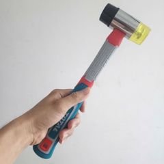Búa Nhựa và Cao Su Total THRUH6940 40mm - Tay Cầm Sợi Thủy Tinh Chắc Chắn, Dụng Cụ Đóng Không Gây Hỏng Bề Mặt