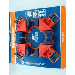 Bộ kẹp cố định góc 90 độ WadFow WCZ6E01 - Thiết kế thép bền, thao tác nhanh cho làm mộc và DIY, giữ vật liệu chắc chắn