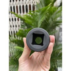 Đầu Tuýp Đen Lục Giác Total THHISD0124L Size 24mm - Chất Liệu CR-MO Siêu Bền Dùng Cho Máy Siết Bu Lông 1 Inch