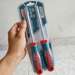 Bộ 2 Tua Vít Total TKSDS0226 - Tua Vít Dẹp và Bake Cán Nhựa Chống Trượt, Thép CR-V Bền Bỉ Siêu Tiện Dụng Cho Gia Đình