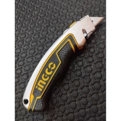 [Tặng 6 lưỡi dao] Dao Rọc Giấy INGCO – Bền Bỉ, Khóa Chặt, Cắt Gọn Từng Đường