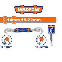 Cờ lê đa năng mạ crom WADFOW WUW1101 - Đầu 9-22mm, lý tưởng cho sửa chữa và bảo trì dụng cụ tiện ích, tay cầm hai màu.