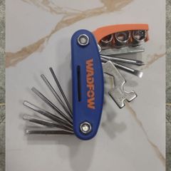 Bộ Dụng Cụ Đa Năng WADFOW WHK4516 16 Trong 1 - Hex Key, Tua Vít, Socket, Mỏ Lết 4-in-1, Tiện Lợi Cho Sửa Chữa Xe, Gia Đình, DIY