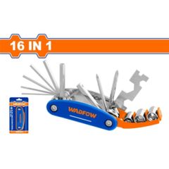 Bộ Dụng Cụ Đa Năng WADFOW WHK4516 16 Trong 1 - Hex Key, Tua Vít, Socket, Mỏ Lết 4-in-1, Tiện Lợi Cho Sửa Chữa Xe, Gia Đình, DIY