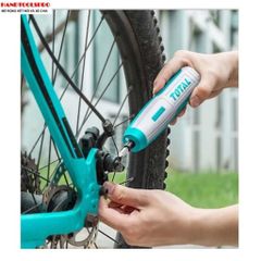 Máy vặn vít 4V Total TSDLI0403 - Tích điện sạc, kèm 10 mũi vít, đèn LED hỗ trợ, dụng cụ tiện ích cho sửa chữa gia đình và đồ nội thất