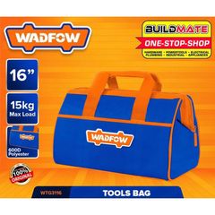 Túi đựng đồ nghề WADFOW 16 inch - Chất liệu Polyester 600D, khung cứng, tiện dụng cho thợ sửa chữa và DIY