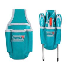 Túi đựng đồ nghề 5Kg TOTAL THT16P4011 với 4 ngăn - Chất liệu polyester 600D, tiện ích treo thắt lưng cho thợ sửa chữa.