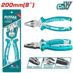 Kìm Răng 8 Inch Thép Cr-V TOTAL THT210806 - Dụng Cụ Tiện Ích Chất Lượng Cao và Độ Bền Tối Ưu