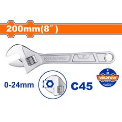 Mỏ Lết 8 Inch WAW1108 WADFOW - Dụng Cụ Tiện Ích Điều Chỉnh Kích Thước 0-24mm, Tiêu Chuẩn Chất Lượng Cao