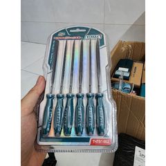 Bộ 6 Dũa Sắt Mini TOTAL THT91462 - Dụng Cụ Tiện Ích Chất Lượng Cao, Chiều Dài 140mm
