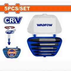 Bộ Dụng Cụ Tháo Ốc Gãy WADFOW WCQ13B01 - Thép CR-V, 5 Kích Cỡ, Hộp Nhựa Tiện Dụng cho Sửa Chữa Ô Tô và Máy Móc