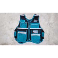 Áo Gi Lê Đựng Công Cụ TOTAL TTVT1601 - Kích Thước 42x60cm, 12 Túi, Chất Liệu Lưới Thoáng Khí, Phù Hợp Sử Dụng Trong Mọi Nhu Cầu