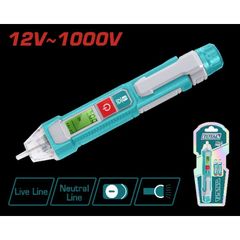 Bút Dò Điện Áp Không Tiếp Xúc TOTAL THT210003 - Thiết Bị Đo Điện AC 12V đến 1000V, Âm Thanh và Ánh Sáng Cảnh Báo