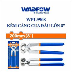 Kìm Càng Cua Đầu Lớn 8 Inch WADFOW WPL9908 - Dụng Cụ Chất Lượng Chống Gỉ, Tay Cầm Nhựa Tiện Ích