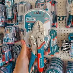 Kìm Bấm Khóa Mini 7 Inch TOTAL THT190703 - Thép Carbon Mạ Niken, Dụng Cụ Tiện Ích Chất Lượng Cao từ Trung Quốc