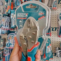 Kìm Bấm Khóa Mini 7 Inch TOTAL THT190703 - Thép Carbon Mạ Niken, Dụng Cụ Tiện Ích Chất Lượng Cao từ Trung Quốc