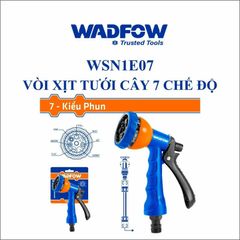 Vòi xịt tưới cây 7 chế độ WADFOW WSN1E07 - Thiết bị tưới cây tiện lợi, tay cầm thoải mái, chất lượng cao từ TOTAL