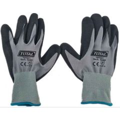 Găng Tay Phủ Nitrile Size XL Total TSPTG01 - Bảo Vệ Tay Cho Công Nhân Môi Trường Dầu, Chống Trượt, Dùng Được Màn Hình Cảm Ứng