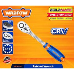 Cần Siết Tự Động 1/4 Inch WADFOW WRW1214 - Dụng Cụ Tiện Ích Hai Chiều Chất Liệu Cr-V + CrMo, Tay Cầm Mềm