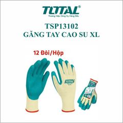 Găng Tay Cao Su Chống Đâm Vật Nhọn SIZE XL - Găng Tay Bảo Hộ Công Nhân TOTAL TSP13102 Chính Hãng