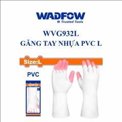Găng Tay Cao Su WADFOW WVG932L - Dùng Vệ Sinh Nhà Cửa và Làm Vườn, Chất Liệu PVC Chất Lượng Cao, Kích Thước 32cm