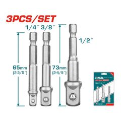 Bộ 3 Đầu Chuyển Siết Vít Sang Bu Lông Total TAC273651 - Dụng Cụ Tiện Ích Chất Lượng Cao Dành Cho Thợ Sửa Chữa