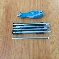 Bộ Tua Vít 18 Trong 1 TOTAL THT250236 - Dụng Cụ Tiện Ích Chất Lượng Cao - Thép CR-V, Tay Cầm Hoán Đổi Dễ Dàng