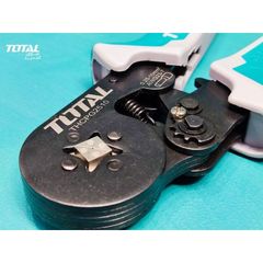 Kìm Bấm Cos Vuông TOTAL THCPG2510 - Dụng Cụ 6 Inch Chất Lượng, Điều Chỉnh Lực Ép, Thích Hợp Dây AWG 23-7