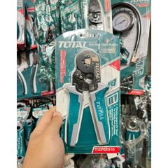 Kìm Bấm Cos Vuông TOTAL THCPG2510 - Dụng Cụ 6 Inch Chất Lượng, Điều Chỉnh Lực Ép, Thích Hợp Dây AWG 23-7