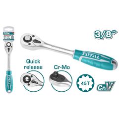 Cần siết đa năng 3/8 inch 2 chiều TOTAL THT106386 - Dụng cụ tiện ích chất lượng cao cho mọi công việc sửa chữa
