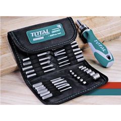 Bộ Tua vít 26 chi tiết tự động 2 chiều TOTAL TACSD30266 - Dụng cụ sửa chữa cầm tay đa năng cho thợ sửa chuyên nghiệp và nghiệp dư