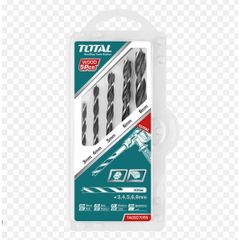 Bộ 5 Mũi Khoan Gỗ TOTAL TACSD7055 - Dụng Cụ Tiện Ích Chất Lượng Cao Cho Thợ Mộc và Gia Đình
