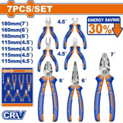 Bộ 7 Kềm Đa Năng Wadfow WPS0617 - Dụng Cụ Sửa Chữa Chất Lượng Cao, Thiết Kế Tiện Dụng, Chính Hãng Trung Quốc