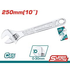 Mỏ Lết 10 Inch Tiêu Chuẩn TOTAL THT1010103 - Dụng Cụ Sửa Chữa Đa Năng, Điều Chỉnh 0-30mm, Công Cụ Hữu Ích Cho Gia Đình