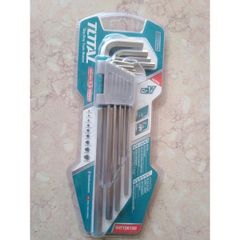 Bộ 9 Chìa Lục Giác Dài TOTAL THT106192 - Công Cụ Tiện Ích Kích Thước 1.5-10mm Cho Thợ Sửa Chữa Chuyên Nghiệp
