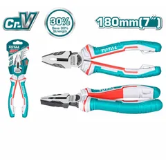 Kìm Răng Mỏ Bằng 7 Inch Cao Cấp Thép Cr-V - Tiết Kiệm 30% Sức Mạnh, Dụng Cụ Tiện Ích TOTAL