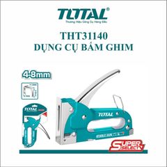 Kìm Bấm Gim Total THT31140 8mm - Dụng Cụ Tiện Ích Chất Lượng Cao, Giá Siêu Rẻ - Phù Hợp Kim Bấm THT3981