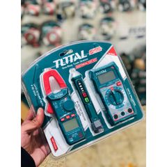 Bộ 3 Dụng Cụ Đo Kiểm Tra Điện Tổng Hợp - Kềm Đo AC Kỹ Thuật Số, Đồng Hồ Đo Điện Vạn Năng, Đầu Dò Điện Áp AC - Thích Hợp Cho Thợ Điện