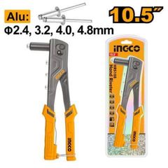 Kìm Rút Rive INGCO HRS108 - 10.5 inch, Hỗ Trợ Đinh Tán 2.4-4.8mm, Tay Cầm Chống Trượt, Dụng Cụ Sửa Chữa Chính Hãng