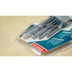 Bộ 9 Chìa Lục Giác Đầu Bi Ngắn TOTAL THT106291 - Dụng Cụ Tiện Ích 1.5-10mm, Hỗ Trợ Sửa Chữa Mọi Thiết Bị