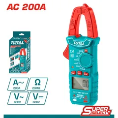kìm đo điện Total TMT42002 - Ampe kìm 2000 số đếm, lưu trữ dữ liệu, điện áp AC/DC đến 600V, dụng cụ hữu ích cho kỹ thuật viên