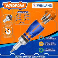 Bộ Tua Vít Mini 8 Trong 1 Tự Động 2 Chiều Thép Cr-V WADFOW WSS8608 - Dụng Cụ Tiện Ích Đa Năng Cho Mọi Gia Đình