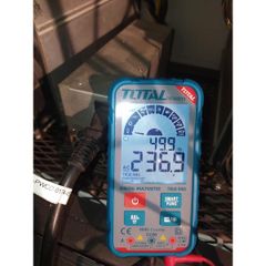 Đồng hồ đo điện TOTAL TMT460013 - Màn hình rộng, Đo DC/AC, Kiểm tra diode, Phát hiện điện áp không tiếp xúc, Thiết bị đa năng