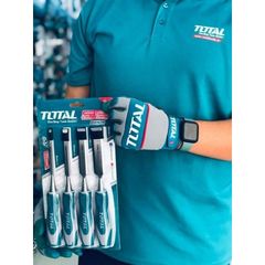 Bộ 4 Đục Gỗ Total THT41K0401 - Dụng Cụ Thép Cr-V Chất Lượng Cao, Kích Thước 6mm, 12mm, 19mm, 25mm - Dụng Cụ Tiện Ích Nghề Mộc