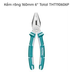 Kìm Răng 6 Inch TOTAL THT110606P - Dụng Cụ Tiện Ích Chất Lượng Cao, Đầu Kềm Chống Rỉ, Tay Cầm Thoải Mái