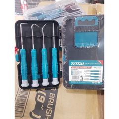 Bộ 4 Dụng Cụ Sửa Điện Thoại TOTAL TPHSK0401 - Thiết Kế Mới, Tay Cầm Tiện Dụng, Hộp Nhựa Bảo Quản Chất Lượng