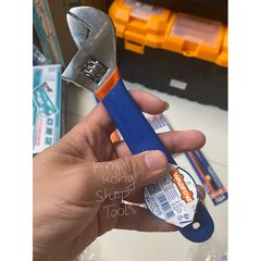 Mỏ Lết 8 Inch Chống Ăn Mòn WADFOW WAW5108 - Tay Cầm Cao Su Nhám, Kẹp Có Thể Điều Chỉnh 0-24mm
