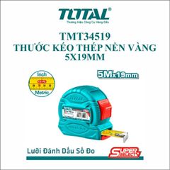 (at8) Thước kéo 5mét hệ đo inch và mét TOTAL TMT34519