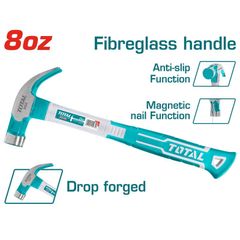 (AT8) 220g Búa nhổ Đinh (sừng dê) có nam châm hút Total THTCH0086