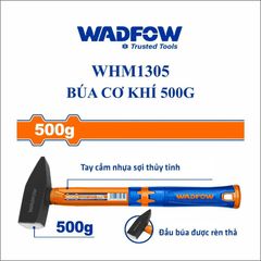 Búa 500g Đầu Dẹp & Vuông Cáng Cao Su Mềm WADFOW WHM1305 - Dụng Cụ Đóng Đinh Chất Lượng Cao Cho Thợ Mộc